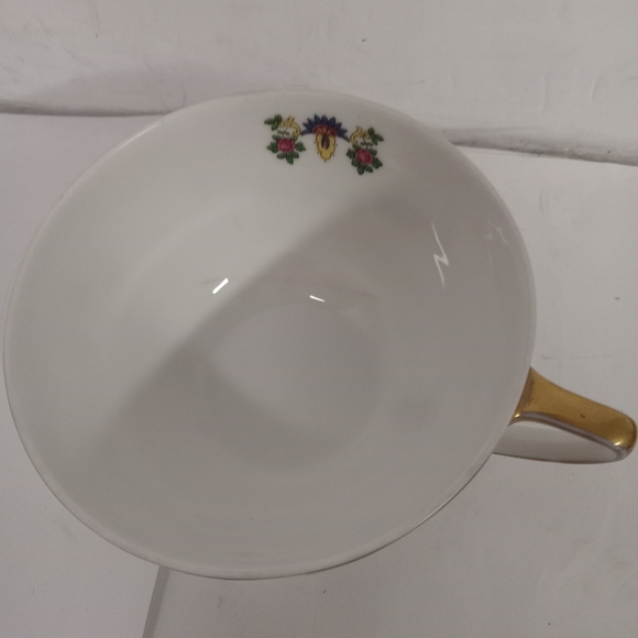 Rare Vintage TK Thuny 3 cups & 6 saucers  Czechoslovakia  Porcelain Lot - Picture 7 of 9